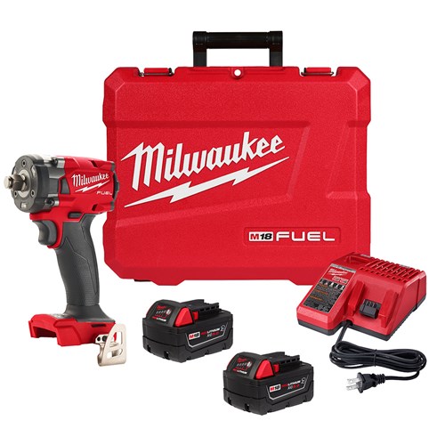 MILWAUKEE M18 FUEL™ 1/2 in Compact Impact Wrench w/ Friction Ring Kit 2855-22R