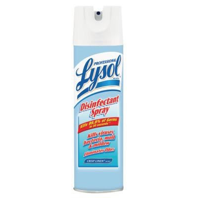 LYSOL Professional Lysol Brand Disinfectant Spray, Linen Scent, 19 oz Aerosol Can, 12 per Case (Sold By Case) 04675