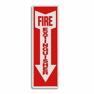 ACCUFORM Fire Extinguisher Sticker 0903-G-FEM
