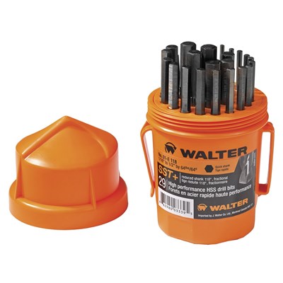 WALTER 1/16 - 1/2 in Drill Index, 29 pc 100SE29