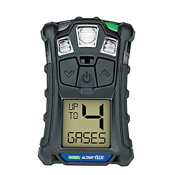 MSA SAFETY ALTAIR 4XR Multigas Detector, (LEL, O2, H2S & CO) with Case 10178557