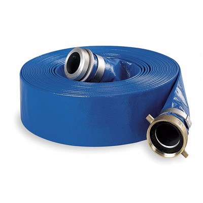 CAPITAL RUBBER 3 in x 50 ft Discharge Hose with NPT 1148-3000-50-NPSH