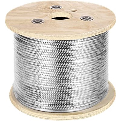 DD SLING & SUPPLY 1/4 in x 500 ft Galvanized Aircraft Cable 1/4X500FTWR