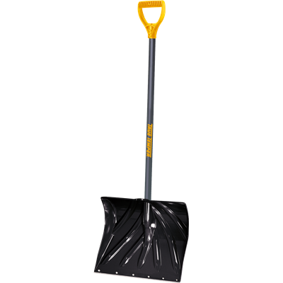 TRUE TEMPER 18 in Poly Snow Shovel with D-Grip 1627200