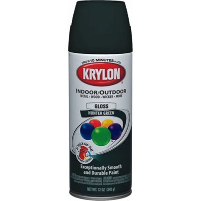 KRYLON Hunter Green Spray Paint Can, 12 oz 17111