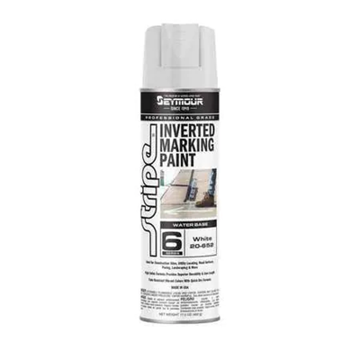 SEYMOUR Inverted Ground Marking Paint, White, 17 oz Can 20-652