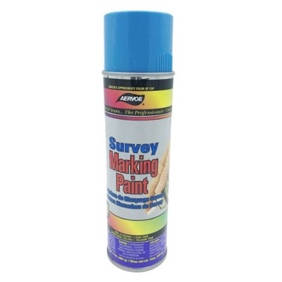 AERVOE Caution Blue Inverted Marking Spray Paint, 20 oz 203022