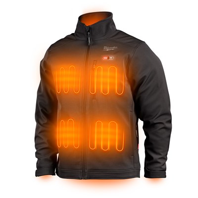 MILWAUKEE M12™ Heated TOUGHSHELL™ Jacket Kit, Black, X-Large 204B-21XL