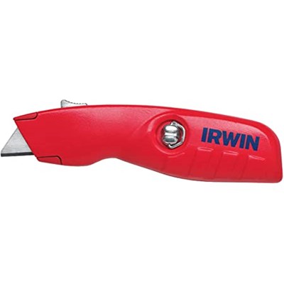 IRWIN Self-Retracting Safety Utility Knife with Extra Blade 2088600