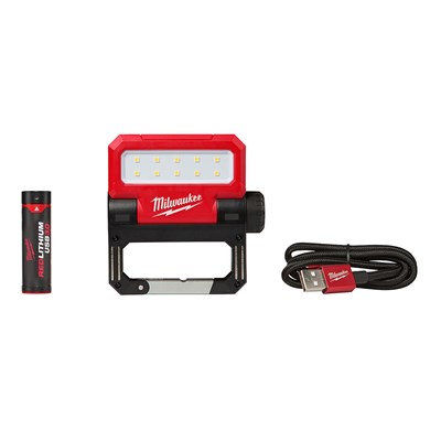 MILWAUKEE REDLITHIUM™ USB ROVER™ Pivoting Flood Light Kit 2114-21