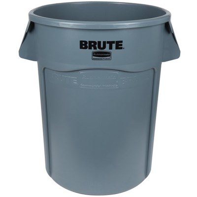 RUBBERMAID 55 Gal Brute® Trash Can 2655-G