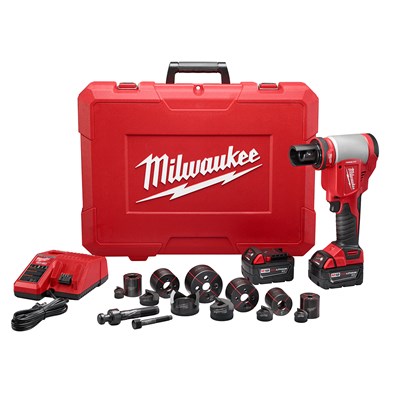 MILWAUKEE M18™ 10T FORCE LOGIC™ Knockout Tool 1/2 in - 2 in Kit 2676-22