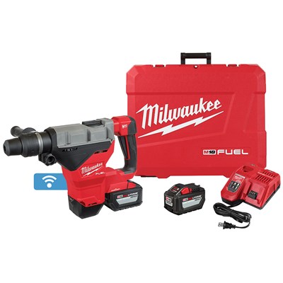 MILWAUKEE M18 FUEL™ 1-3/4 in SDS MAX Rotary Hammer Kit with 2 Batteries 2718-22HD