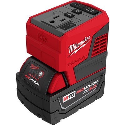 MILWAUKEE M18 TOP-OFF 175W Power Supply & M18 Redlithium XC5.0 Battery Pack 2846-50