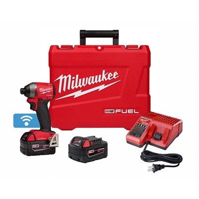 MILWAUKEE M18 FUEL™ 1/4 in Hex Impact Driver ONE-KEY™ XC Kit with Charger and 2 Batteries 2857-22