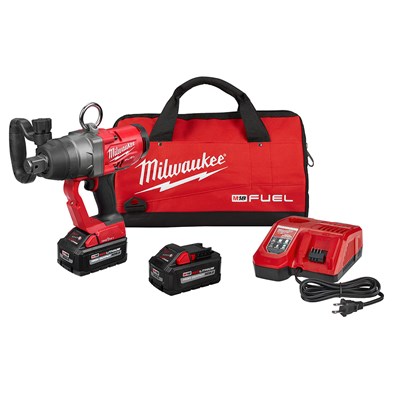 MILWAUKEE M18 FUEL™ 1 in High Torque Impact Wrench ONE-KEY™ Kit with Friction Ring, Charger and 2 Batteries 2867-22