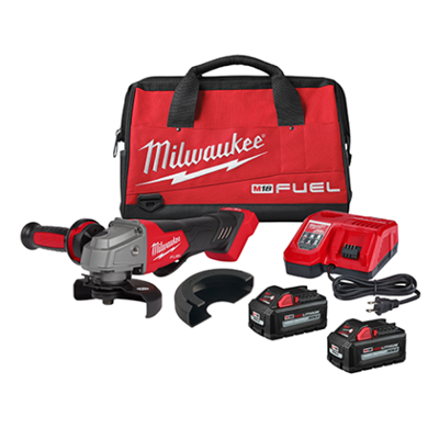 MILWAUKEE M18 FUEL™ 4-1/2 in / 5 in Grinder Paddle Switch, No-Lock Kit with Charger and 2 Batteries 2880-22