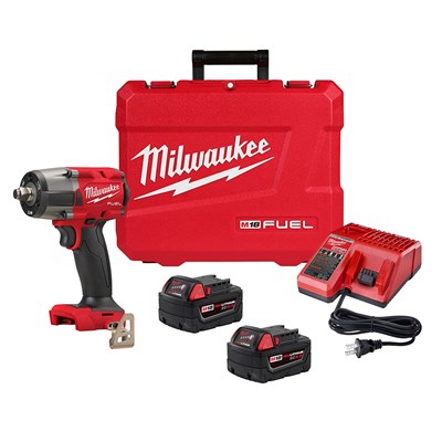 MILWAUKEE M18 FUEL™ 1/2 in Mid-Torque Impact Wrench Kit with Friction Ring Kit 2962-22