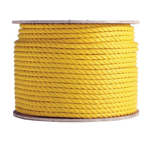 ERIN ROPE 1/4 in x 600 ft Poly Rope, Yellow P14600