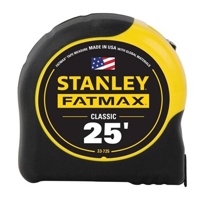 STANLEY 25 ft Fat Max Tape Measure 33-725