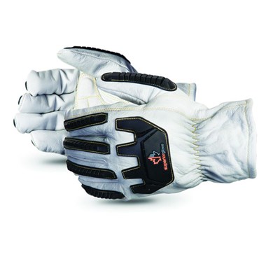 SUPERIOR GLOVE Endura® Goat Skin Glove, Impact Resistant, Large 378GKGVBELG