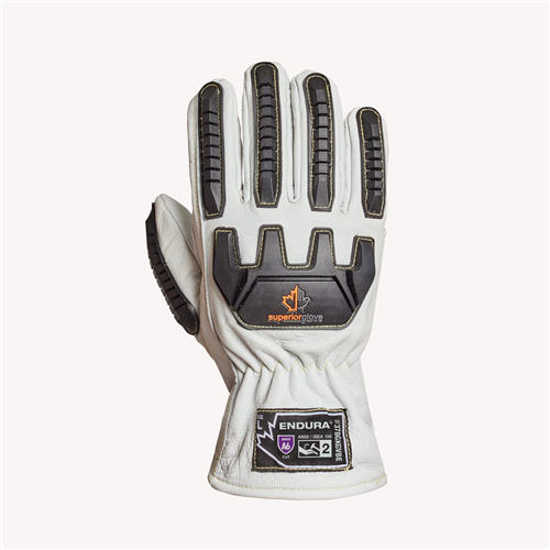 SUPERIOR GLOVE Endura Impact Resistance Gloves, Small, Cut Level A6 378GKGVBES