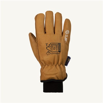 SUPERIOR GLOVE Endura® Goat-Skin Driver's Glove, Medium 378GOBDTKM