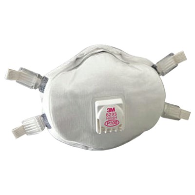 3M P100 Particulate Respirator, 10 per Case 3M-8293