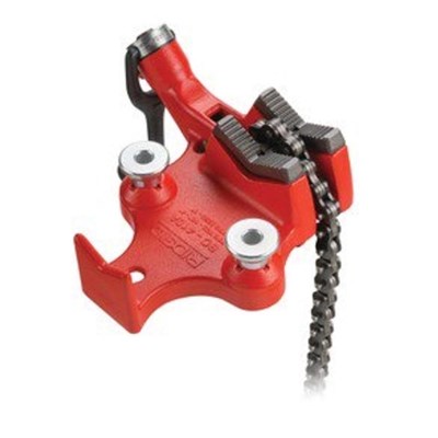 RIDGID #BC410 Top Screw Bench Chain Vise, 1/8 in - 4 in Pipe Capacity 40195