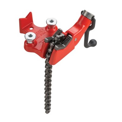 RIDGID #BC610 Top Screw Bench Chain Vise, 1/4 in - 6 in Pipe Capacity 40210