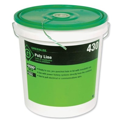GREENLEE 6500 ft Poly Line, Pail 430
