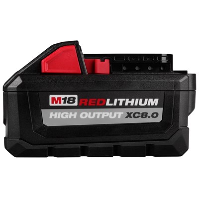 MILWAUKEE M18™ REDLITHIUM™ High Output™ XC8.0 Battery 48-11-1880