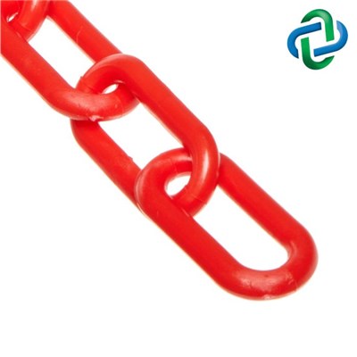 MR. CHAIN 2 in Red Plastic Safety Chain, 500 ft 500-R