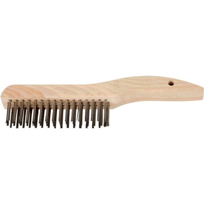 RANDOM PRODUCTS 4 in x 16 in Shoe Handle Scratch Brush 50210