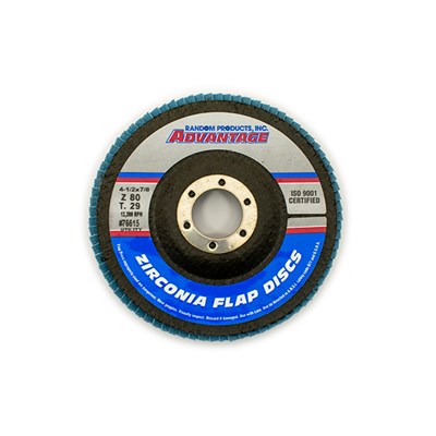 RANDOM PRODUCTS 4-1/2 in x 7/8 in 120 Grit, Type 27 Flap Disc 50516