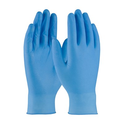 PIP Ambi-dex® Axle Blue Nitrile Glove, Medium, 10 Boxes per Case 57372