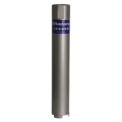 HUSQVARNA Dri Vacuum Drill Bits™ Diamond Core Drill Bit, 1 in x 10 in 595869401