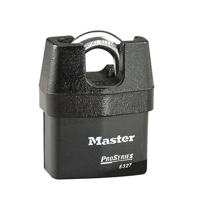 MASTER LOCK ProSeries® Shrouded Steel Rekeyable Padlock 6327KA