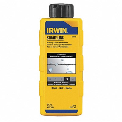IRWIN 8 oz Permanent Black Marking Chalk Refill 64908