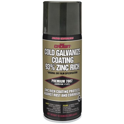 AERVOE 13 oz Cold Galvanize Coating Spray, 93% Zinc Rich 7007