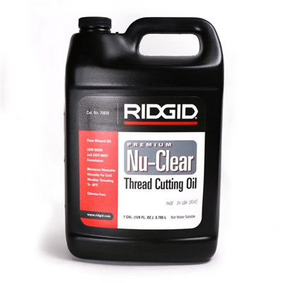 RIDGID 1 Gal Nu-Clear Thread Cutting Oil 70835