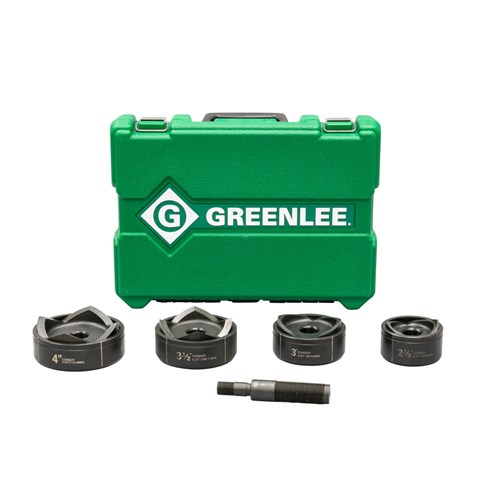 GREENLEE Knockout Set for Hydraulic Drivers with Standard Round 2-1/2" to 4" 7304