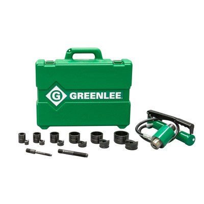 GREENLEE 1/2 in - 2 in 11-Ton Hydraulic Knockout Kit with Hand Pump & Slug-Buster® 7306SB