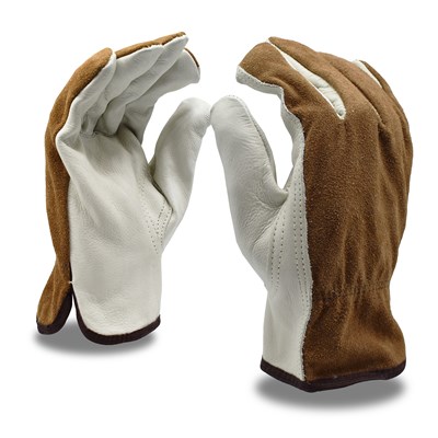 CORDOVA SAFETY PRODUCTS Brown Split Back Leather Driving Glove, 2X-Large 8232XXL