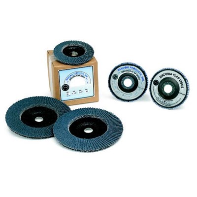 RANDOM PRODUCTS 4-1/2 in x 7/8 in 24 Grit Flap Disc 96100