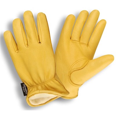 CORDOVA SAFETY PRODUCTS Deerskin Thinsulate Lined Driver Glove, Large 9920KT/L