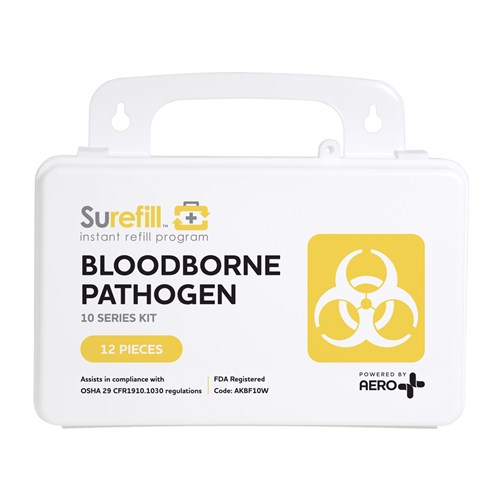 AERO HEALTHCARE Surefill™ Bloodborne Pathogen 10 Series Kit OSHA compliant SS3065