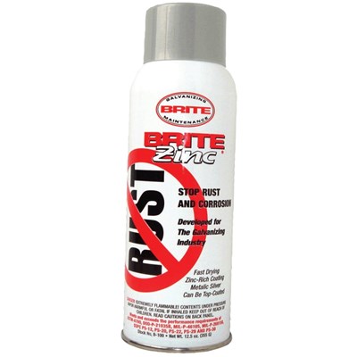 WELD AID Brite Cold Galvinizing Spray, 12.5 oz Can B-100