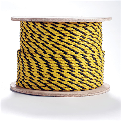 ERIN ROPE 5/16 in x 600 ft Rope, Black/Yellow B5/16X600