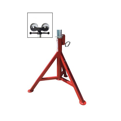 B&B PIPE TOOLS Pipe Jack with Roller Head and Stainless Steel Wheels BB-4135